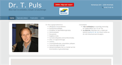 Desktop Screenshot of dokterpuls.be